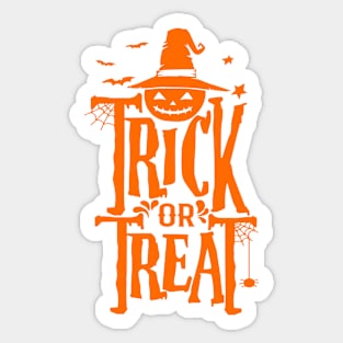 Trick or Treat Sticker